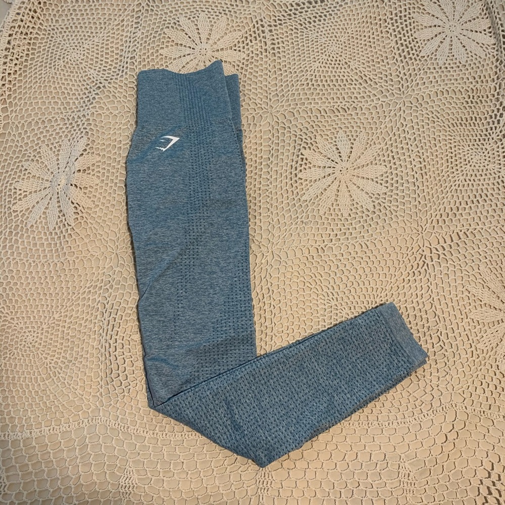 GYMSHARK vital seamless leggings teal marl